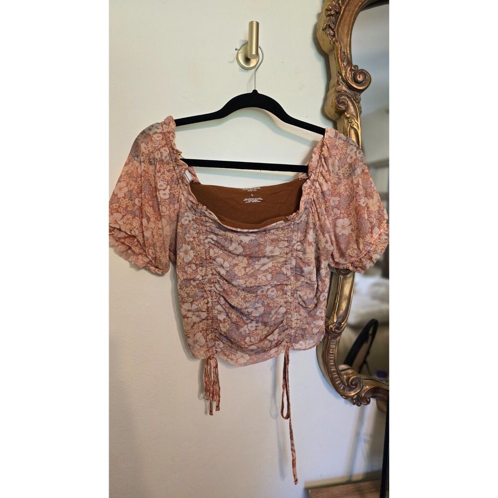 Arizona Rushed Soft Mesh Top | Size L
